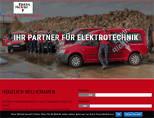 Tablet Screenshot of elektro-richter.net