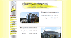 Desktop Screenshot of elektro-richter.com