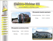 Tablet Screenshot of elektro-richter.com